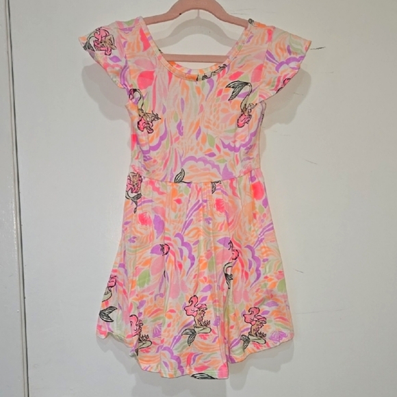 Floral Kids Dress in Pink and Cream - Picture 1 of 3